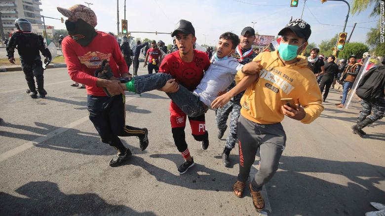 ഇ​റാ​ഖി​ൽ പ്ര​തി​ഷേ​ധം തു​ട​രു​ന്നു; മ​ര​ണം 63 ആ​യി